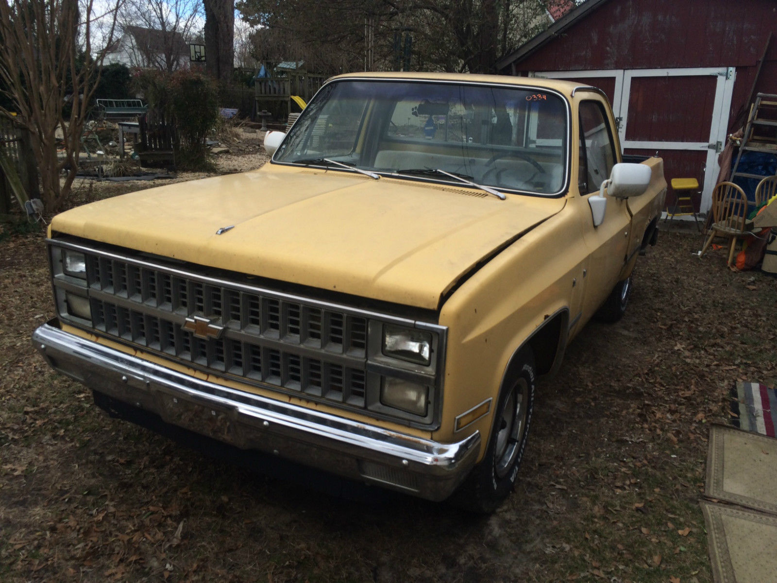 1981 chevy chevrolet short bed pick up truck