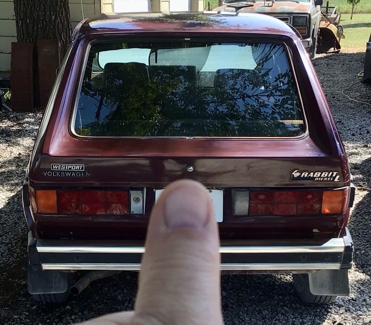 1984 Volkswagen Rabbit Hatchback Red L - Classic Volkswagen Rabbit 1984 ...