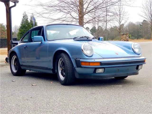 1985 Porsche 911 Carrera Coupe Rare Iris Blue All Matching Numbers ...