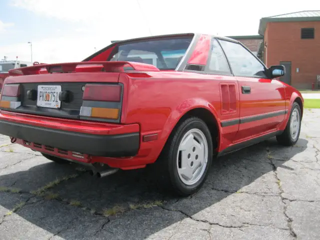 1985 Toyota MR2, Red, 91,000, 5 speed - Classic Toyota MR2 1985 for sale