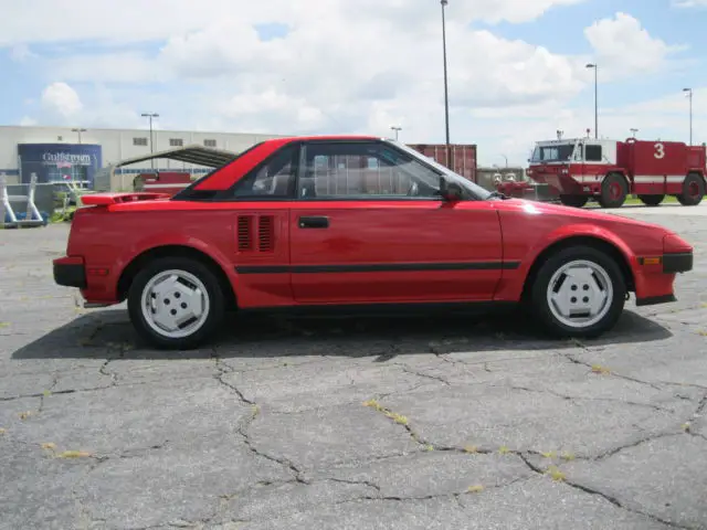 1985 Toyota MR2, Red, 91,000, 5 speed - Classic Toyota MR2 1985 for sale