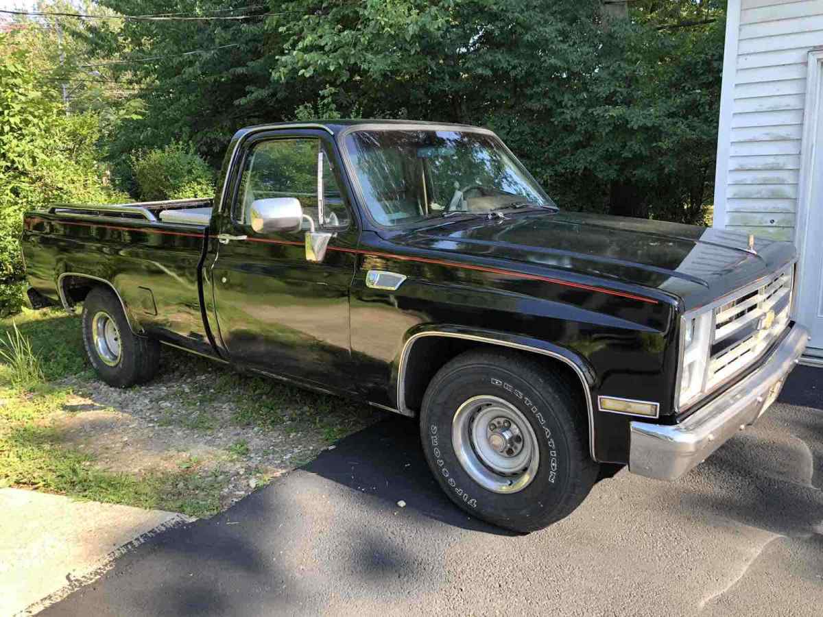 1987 Chevrolet R10 Pickup Black RWD Automatic - Classic Chevrolet R10 ...