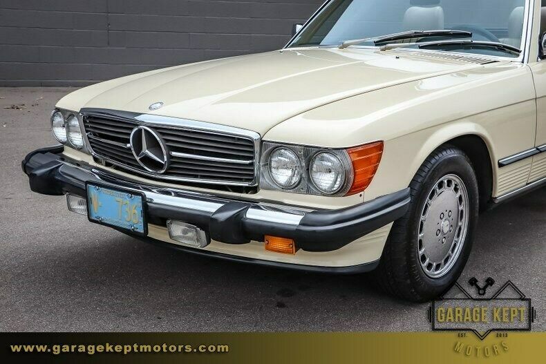 1987 Mercedes-Benz 560SL Ivory Convertible 5.6L V8 97606 ...