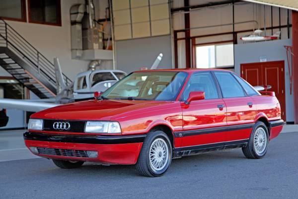 1988 B3 Audi 90 Quattro, 5-Speed, Tornado Red, Black ...