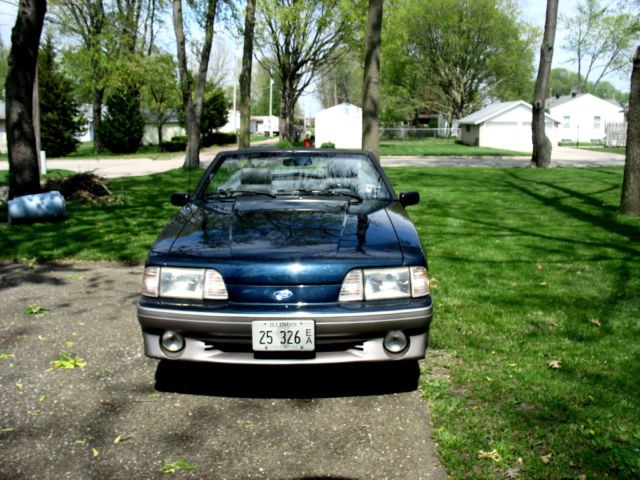1989 FORD MUSTANG GT COBRA CONVERTIBLE MUST SEE NO RES ...