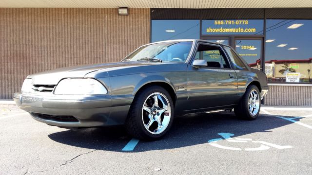 1990 FORD MUSTANT LX 5.0 COUPE / NOTCHBACK - 5 SPEED - CUSTOM INTERIOR ...