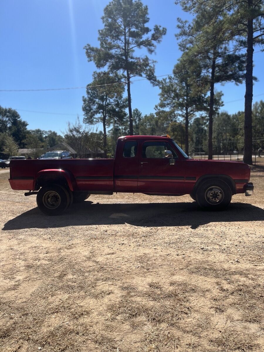 1993 Dodge D-Series Red D300 - Classic Dodge D-Series for sale