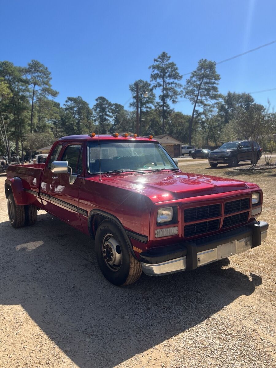 1993 Dodge D-Series Red D300 - Classic Dodge D-Series for sale