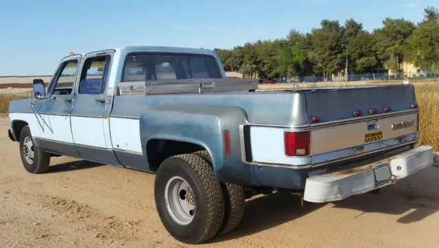 2 Owner 1976 Silverado Dually Crew Cab C30 BigBlock 454 TH400 Camper