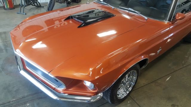 69 Orange Coupe Stang Classic Show Car 2 Dr 302 Small Block V8 Black ...