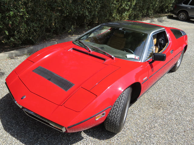Maserati Bora 1977 Red With Beige Just 20 045 Miles Exceptional 