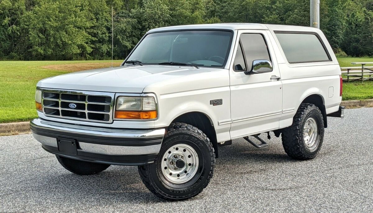 NO RESERVE 83K MILES OJ SIMPSON BRONCO!!! 4X4 5.0L LEATHER XLT SUPER ...