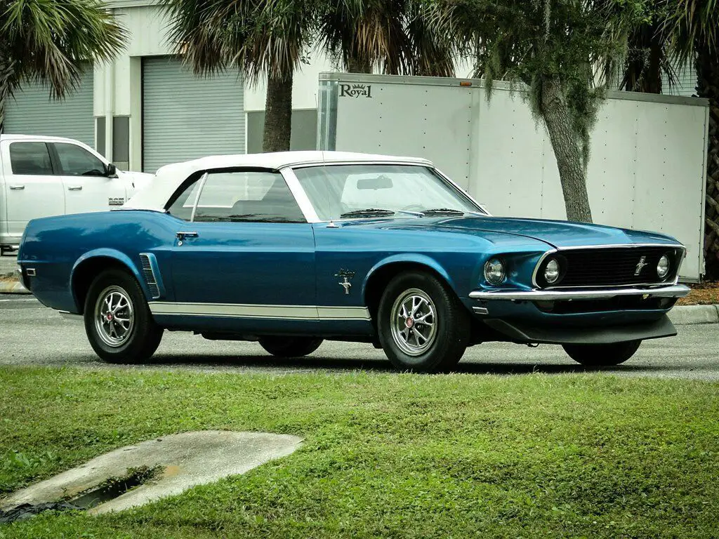 Turquoise Ford Mustang with 88356 Miles available now! - Classic Ford ...