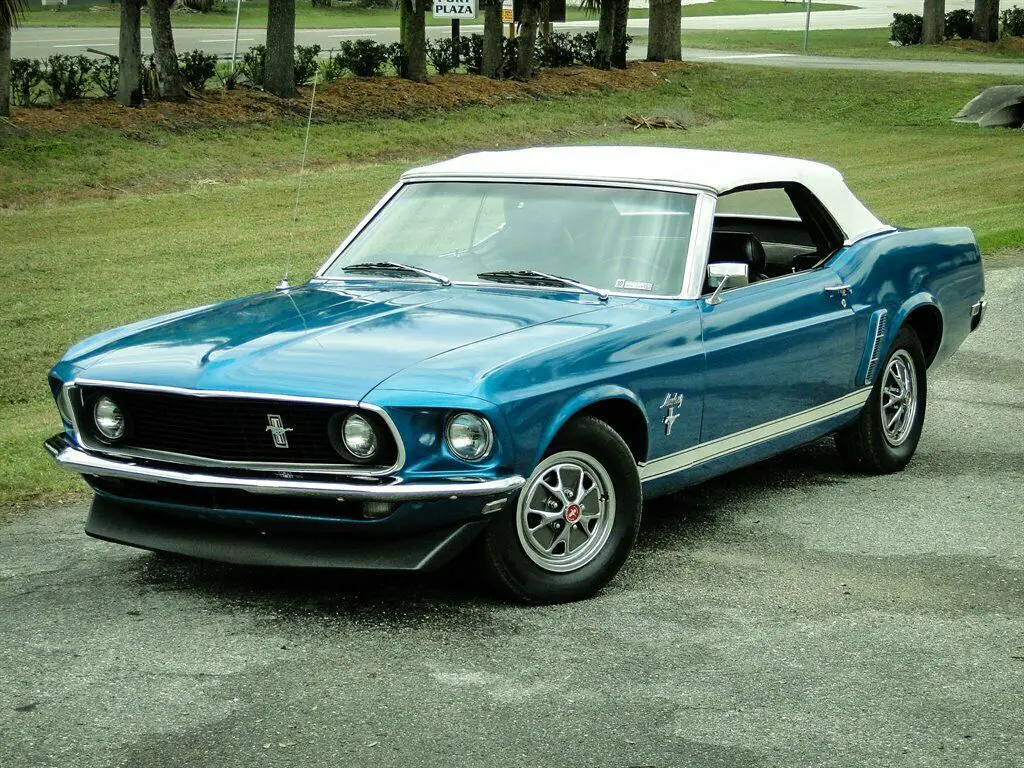 Turquoise Ford Mustang with 88356 Miles available now! - Classic Ford ...