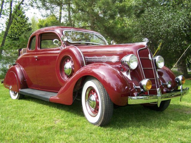 VINTAGE RESTORED 1935 PLYMOUTH RUMBLE SEAT COUPE ENGINE #PJ135595 ...